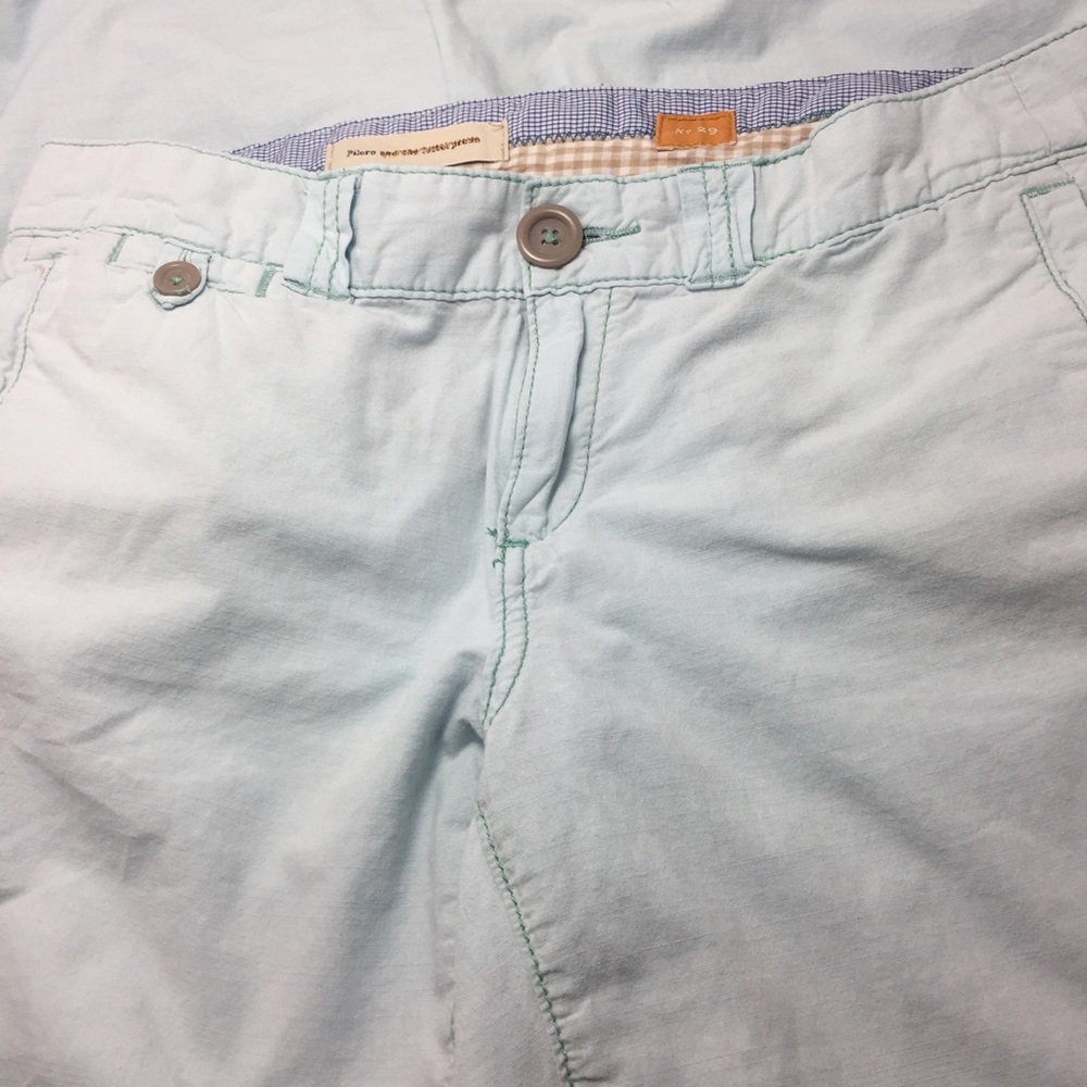 Anthropologie Pilcro Mint Cropped Capri - Picture 2 of 4
